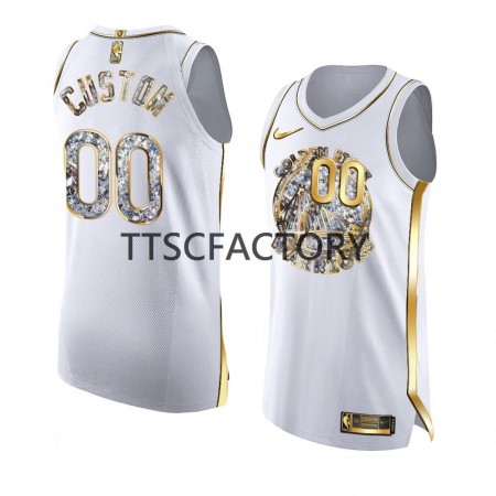 NBA Mænd Trøje Golden State Warriors Custom Nike 2022 Golden Diamond Edition Hvid Swingman NBA Mænd Trøje Golden State Warriors Custom Nike 2022 Golden Diamond Edition Hvid Swingman